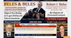 Desktop Screenshot of beleslaw.com